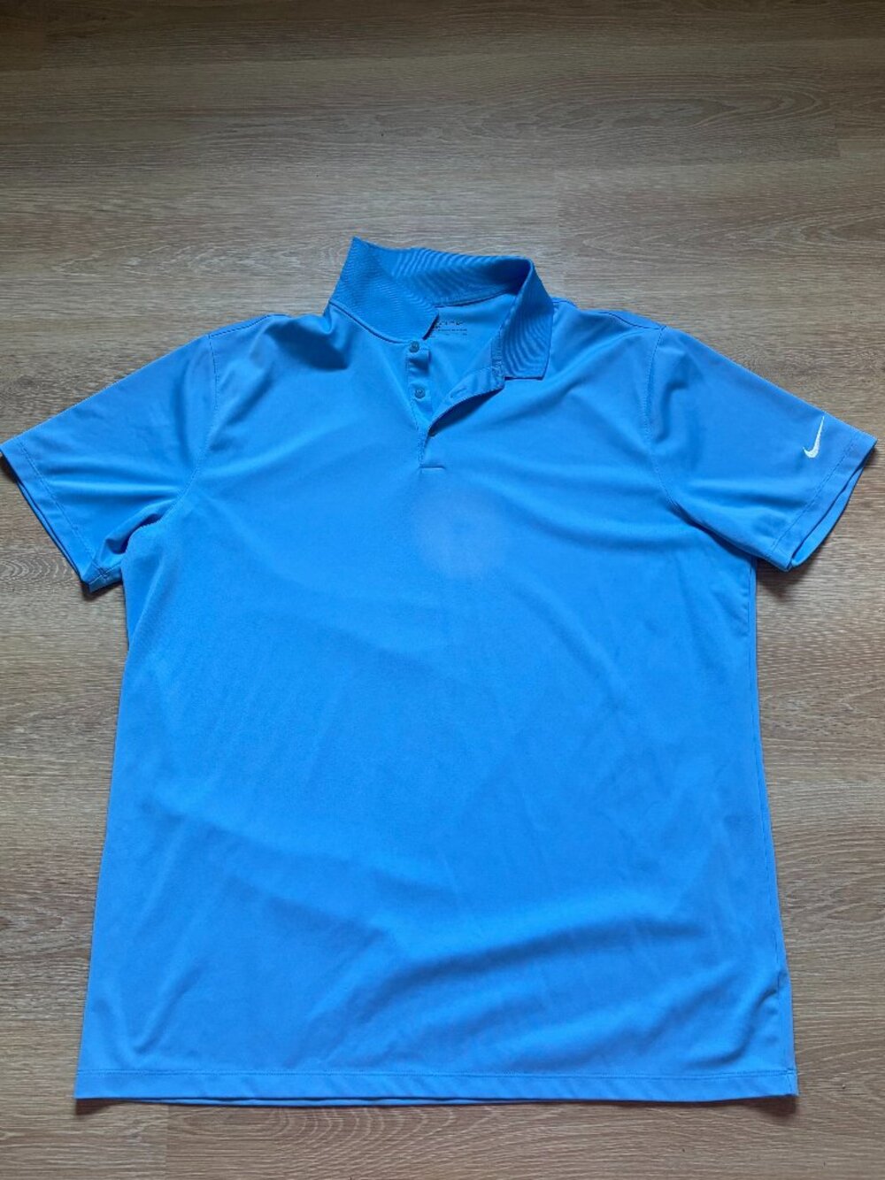 Men's Blue Nike Golf Dri-Fit Short Sleeve Polo Shirt Size 2XL Standard Fit